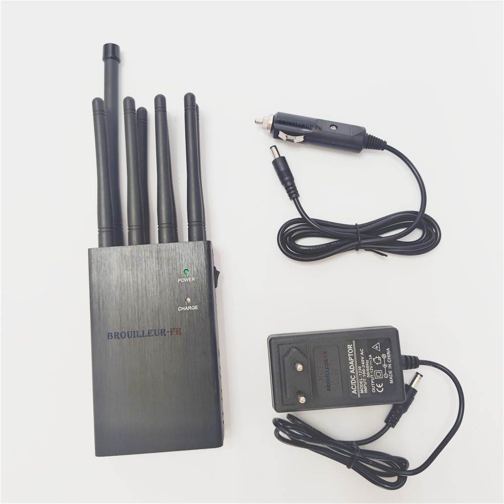 Signal bloquant le brouilleur portatif de signal de téléphone portable pour  2G 3G 4G 5G GPS