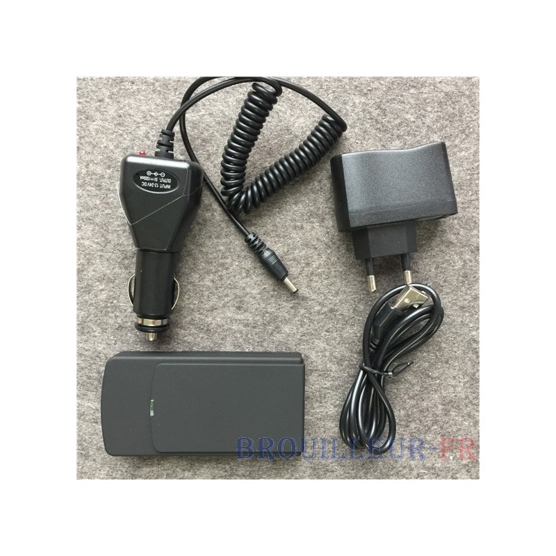 Brouilleur de Signal Portable Sélectionnable 2G/3G/4G/GPS/WIFI/Lojack Haute  Puissance avce 8 antennes 